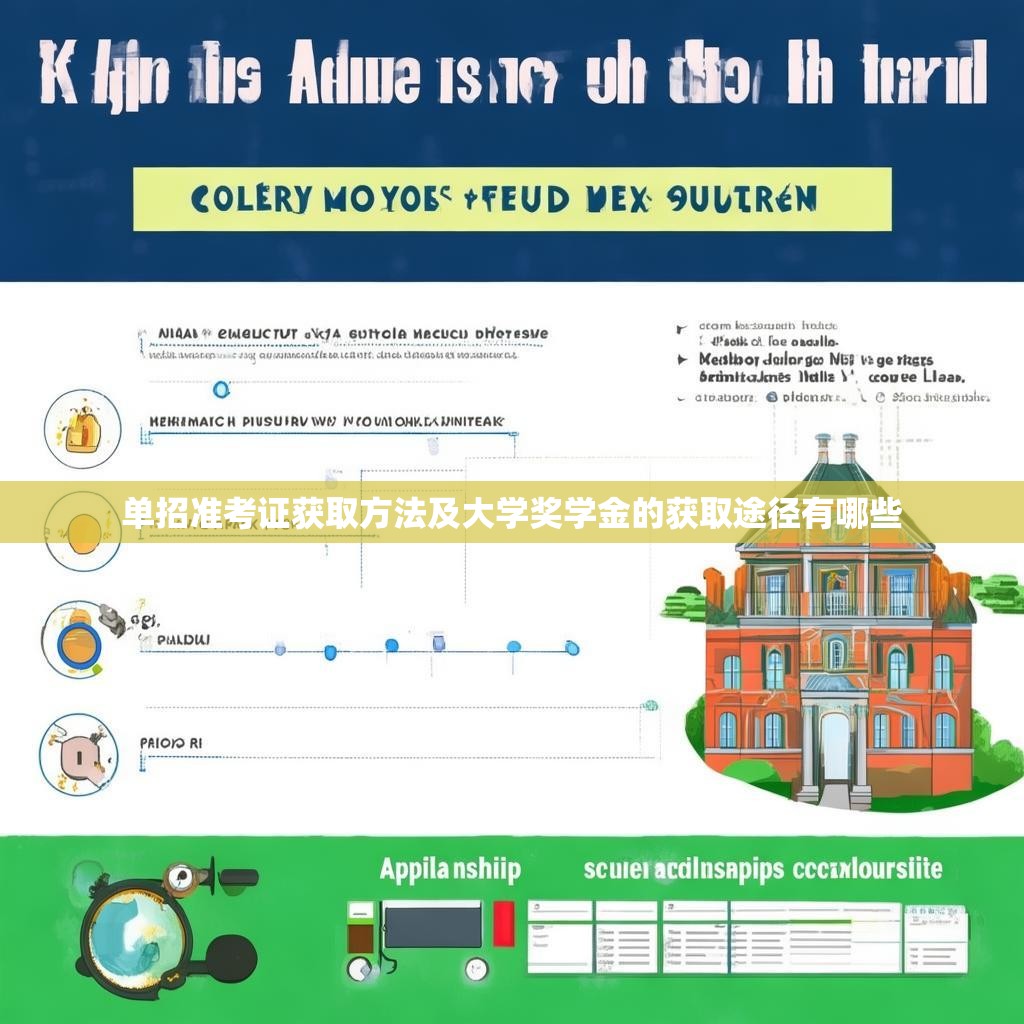 单招准考证获取方法及大学奖学金的获取途径有哪些