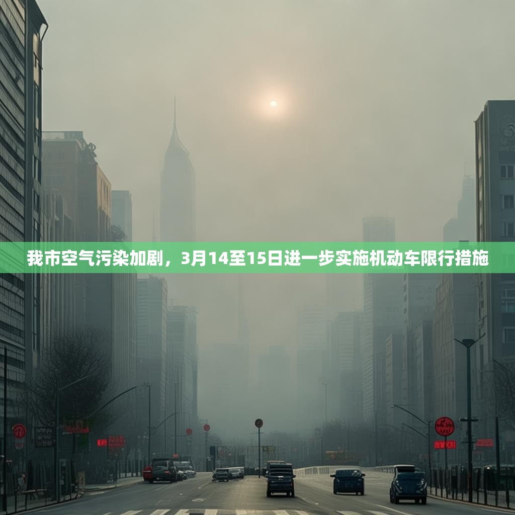 我市空气污染加剧，3月14至15日进一步实施机动车限行措施