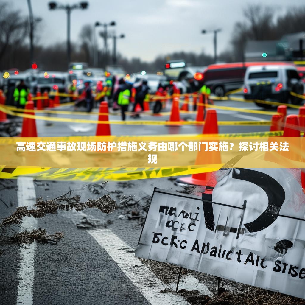 高速交通事故现场防护措施义务由哪个部门实施？探讨相关法规