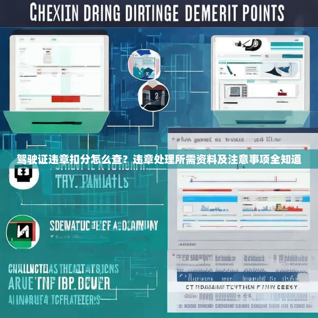 驾驶证违章扣分怎么查？违章处理所需资料及注意事项全知道