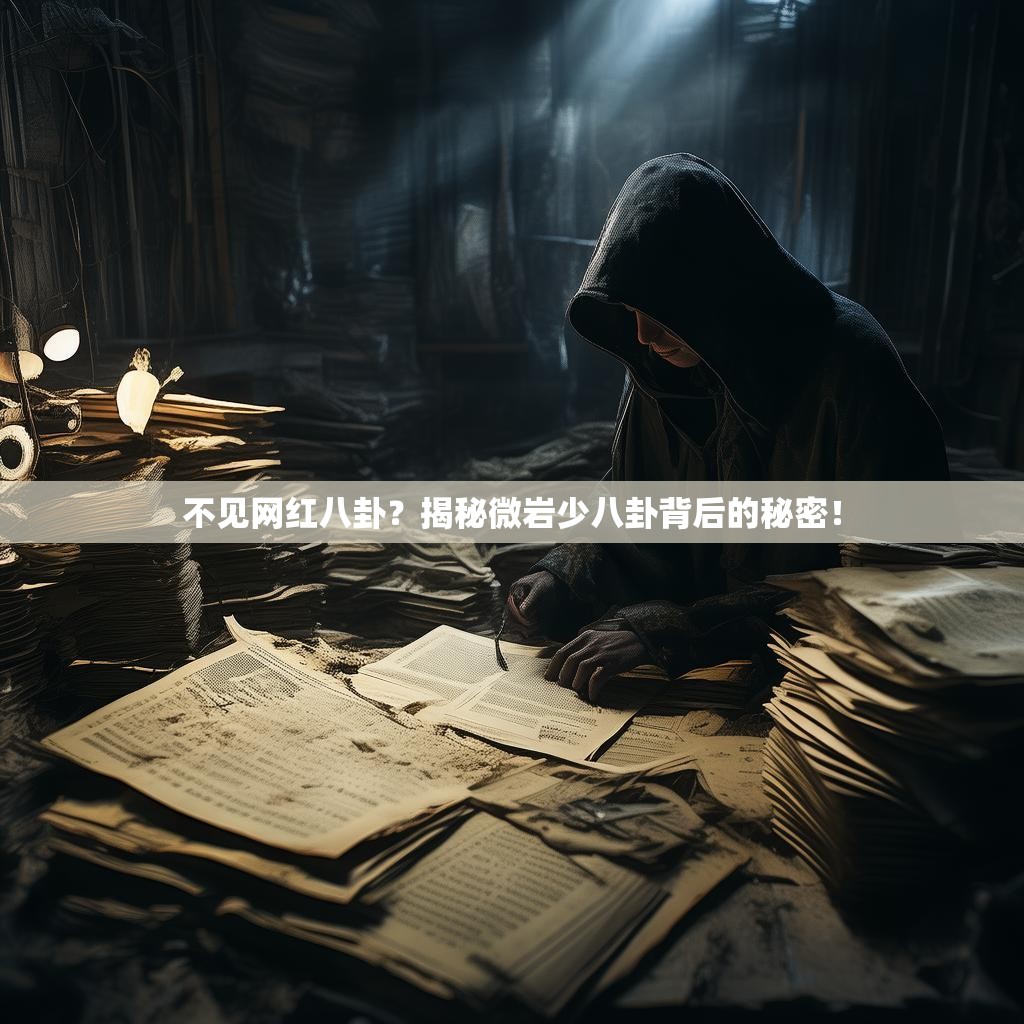 不见网红八卦?揭秘微岩少八卦背后的秘密!