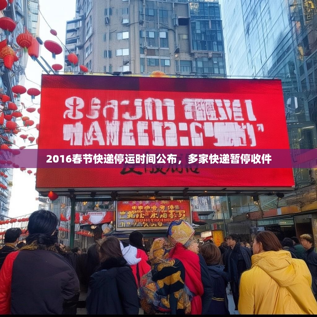 2016春节快递停运时间公布，多家快递暂停收件
