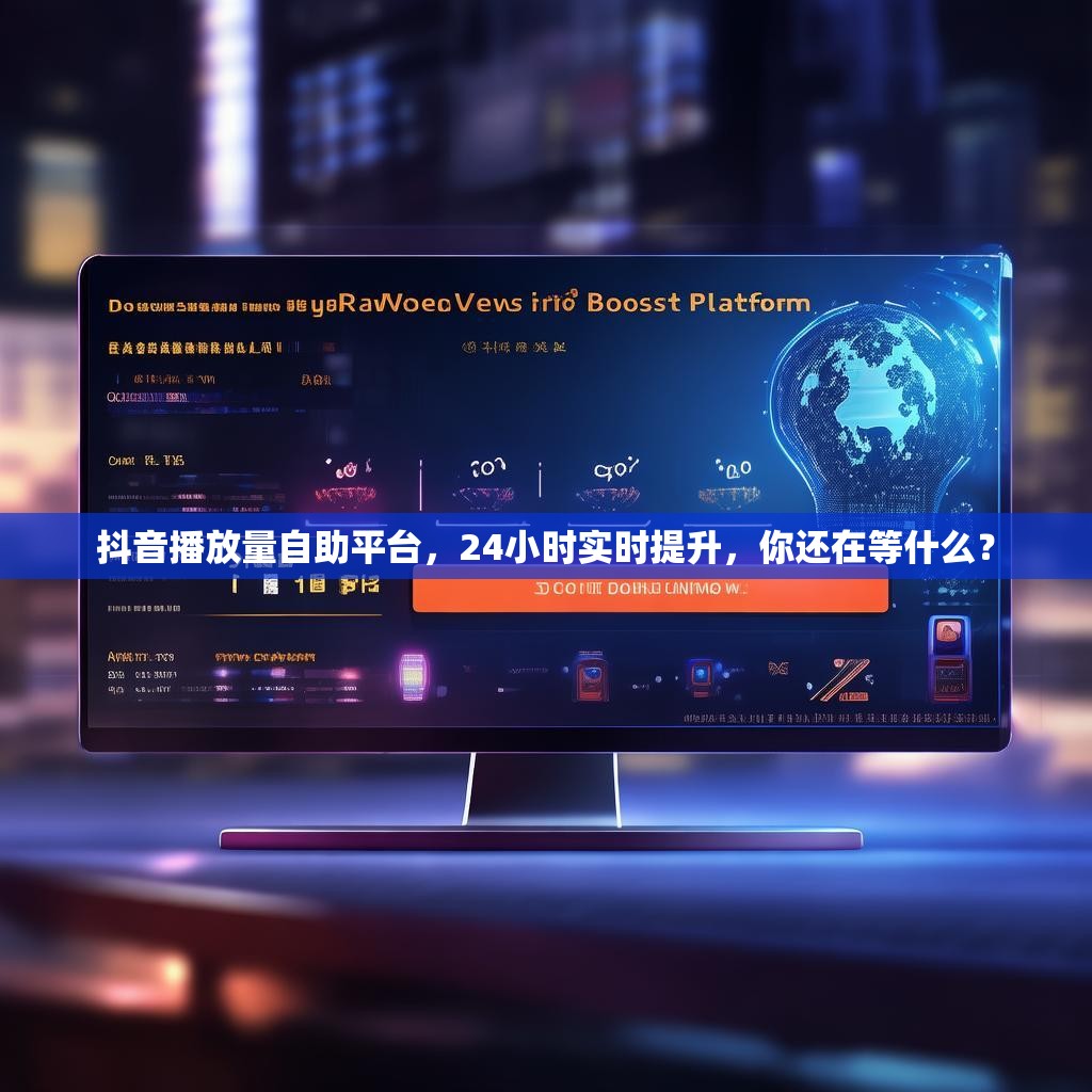 抖音播放量自助平台,24小时实时提升,你还在等什么?