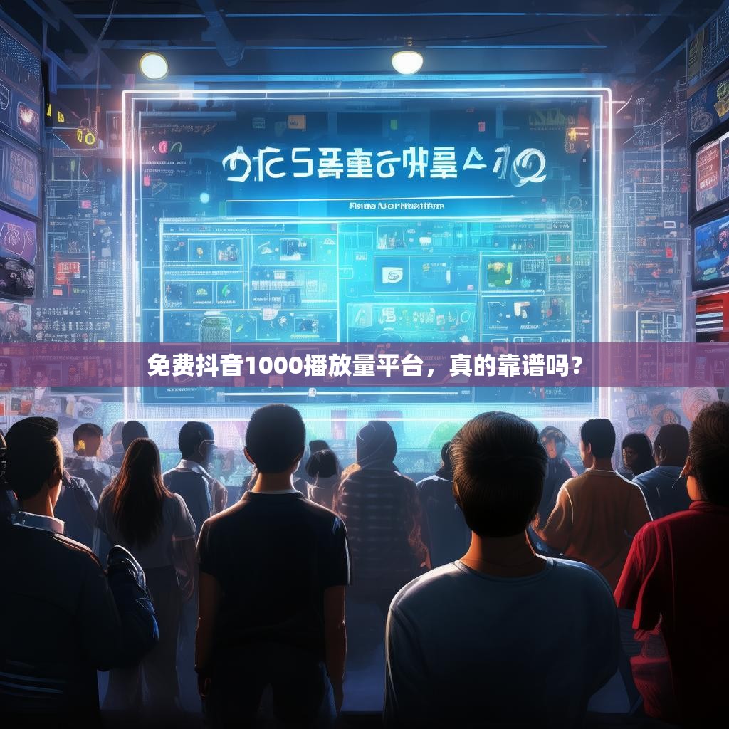 免费抖音1000播放量平台,真的靠谱吗?