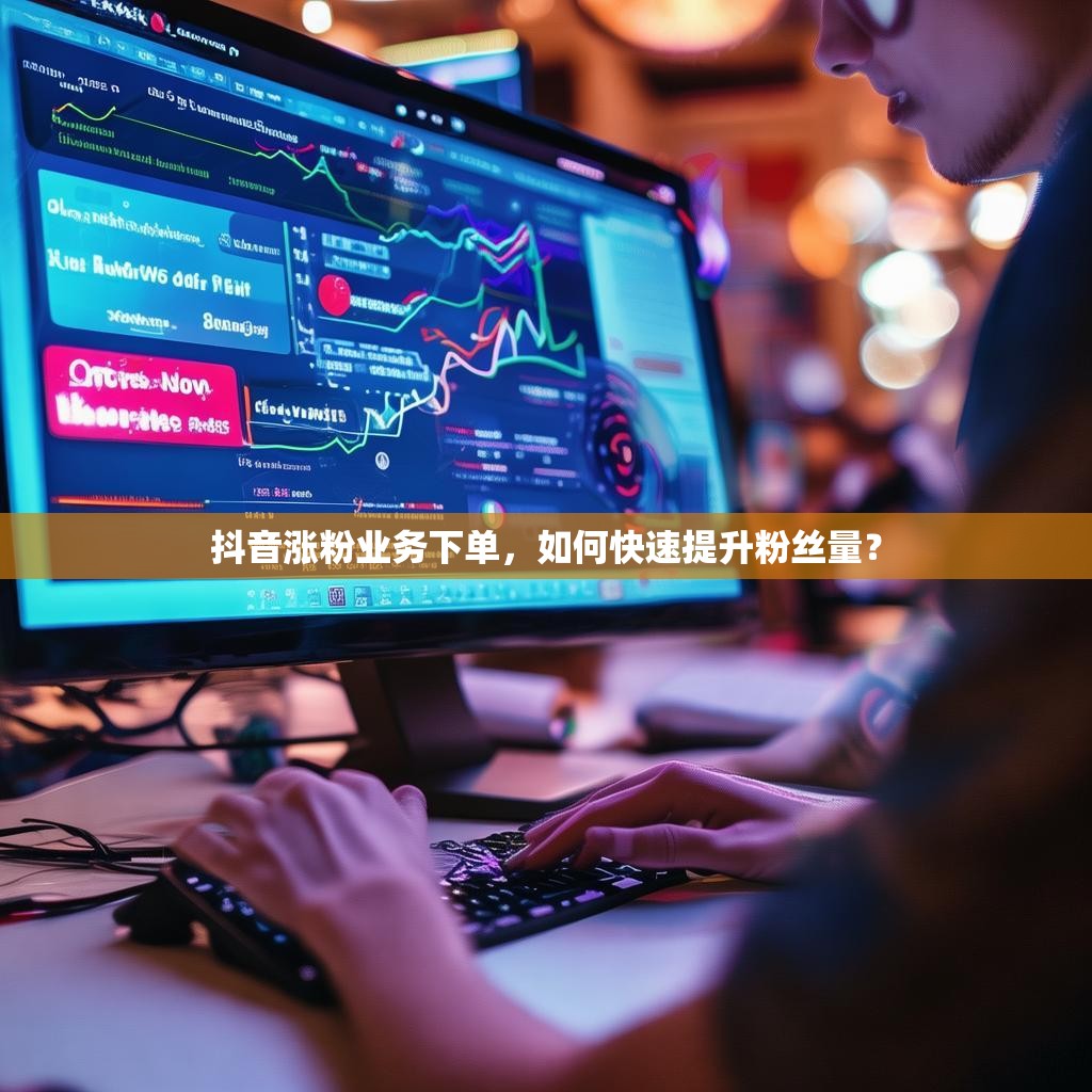 抖音涨粉业务下单，如何快速提升粉丝量？