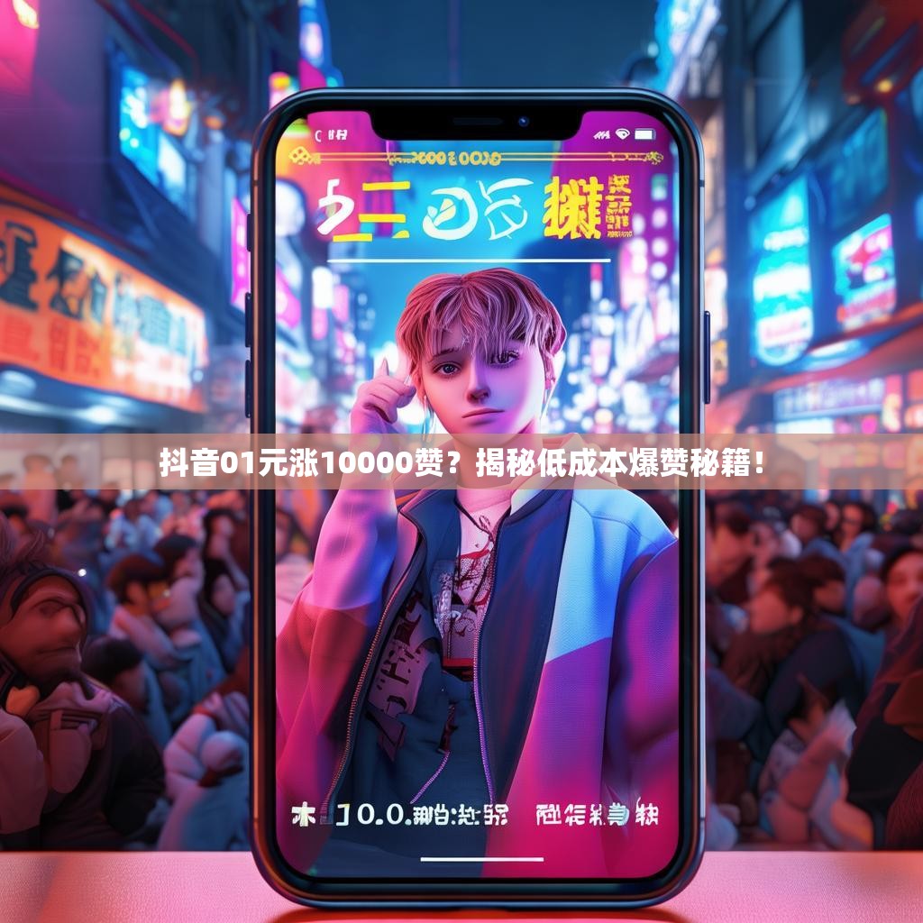 抖音01元涨10000赞？揭秘低成本爆赞秘籍！