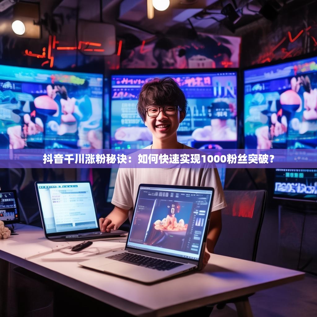 抖音千川涨粉秘诀:如何快速实现1000粉丝突破?