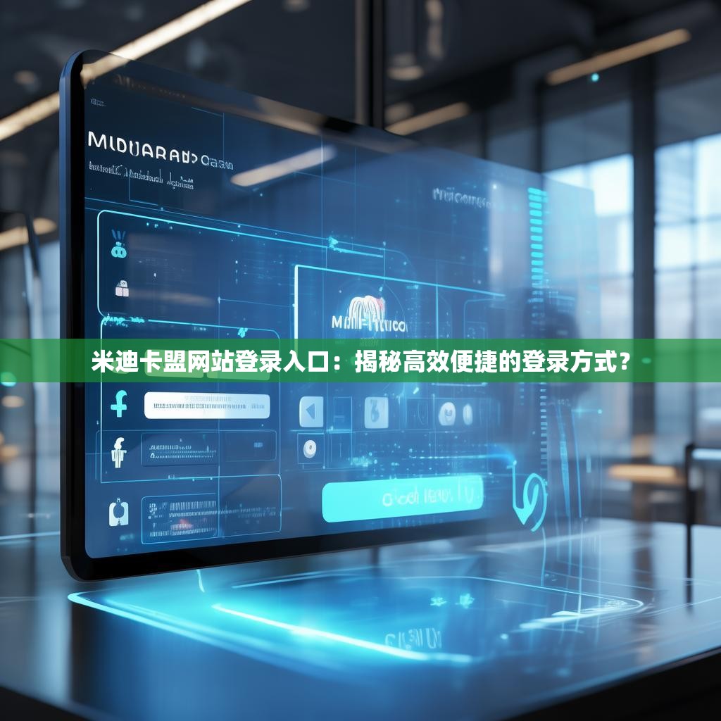 米迪<strong><mark>卡盟网站</mark></strong>登录入口：揭秘高效便捷的登录方式？