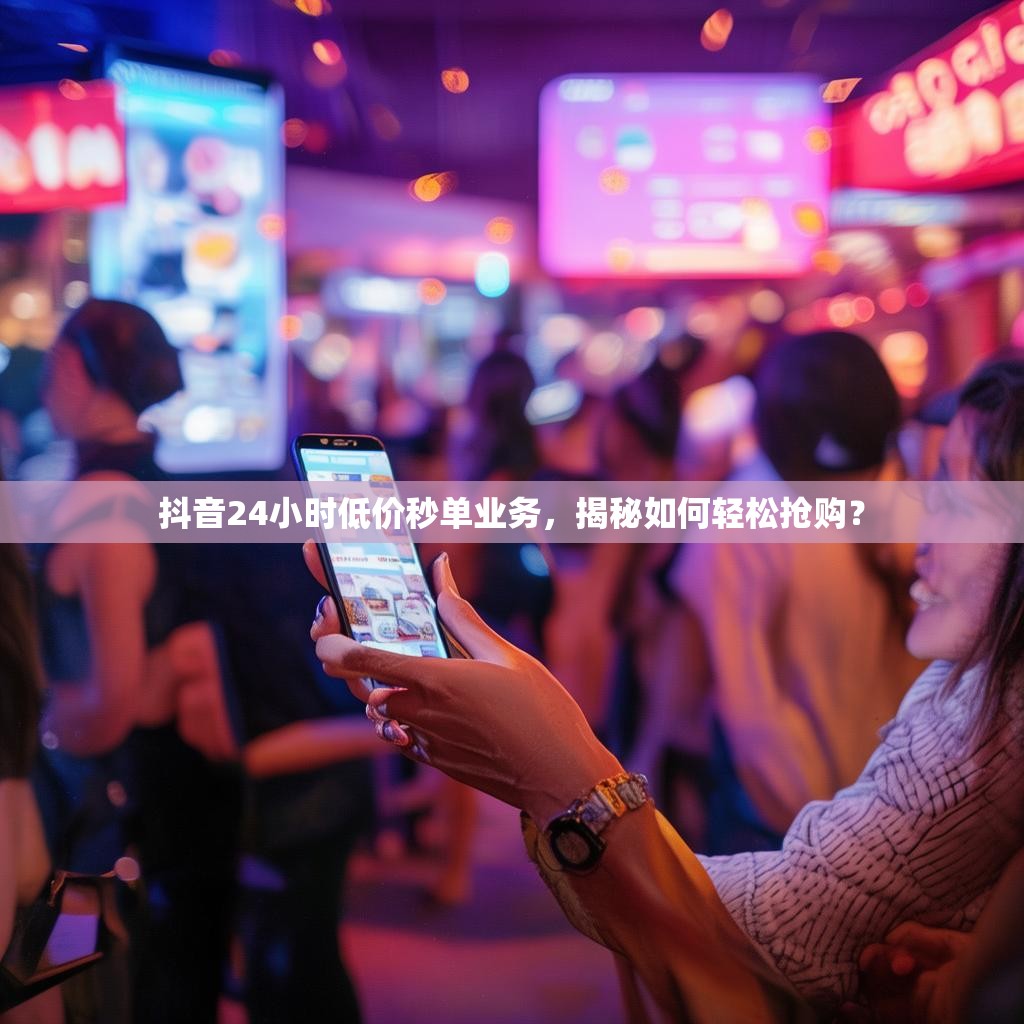 抖音24小时低价秒单业务，揭秘如何轻松抢购？