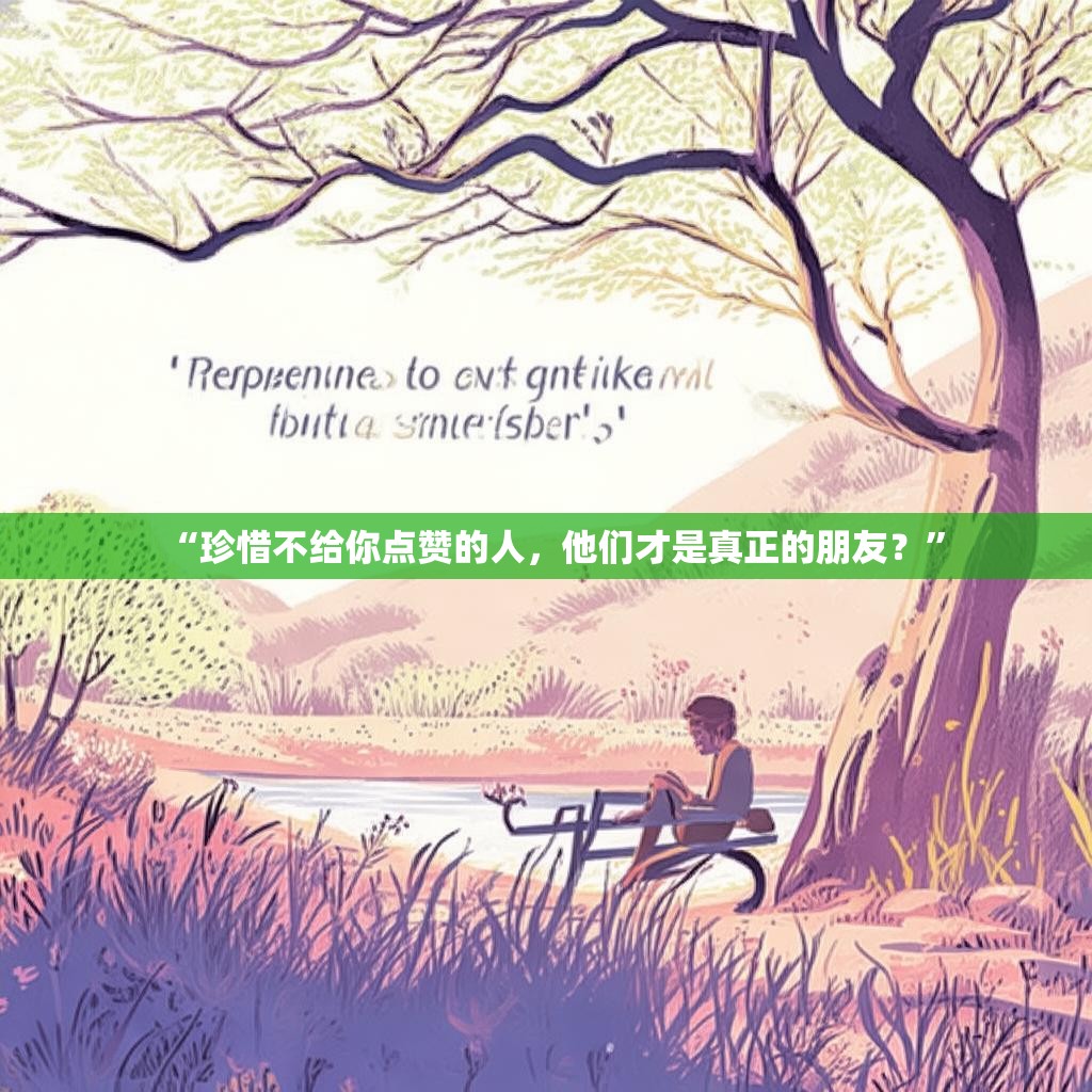 “珍惜不给你点赞的人，他们才是真正的朋友？”