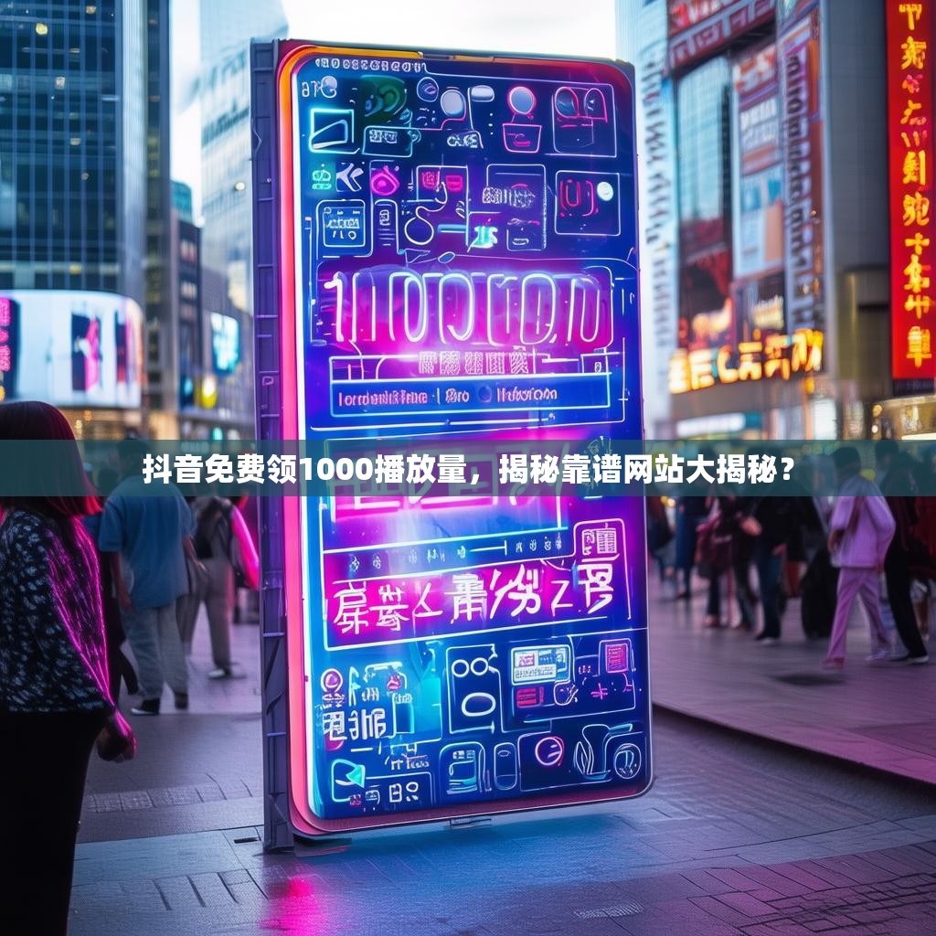 抖音免费领1000播放量，揭秘靠谱网站大揭秘？