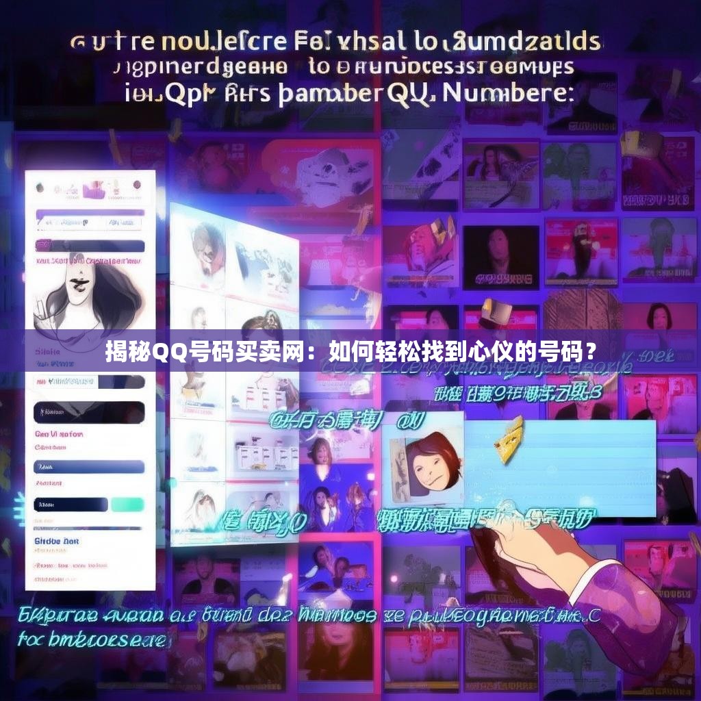 揭秘QQ号码买卖网：如何轻松找到心仪的号码？