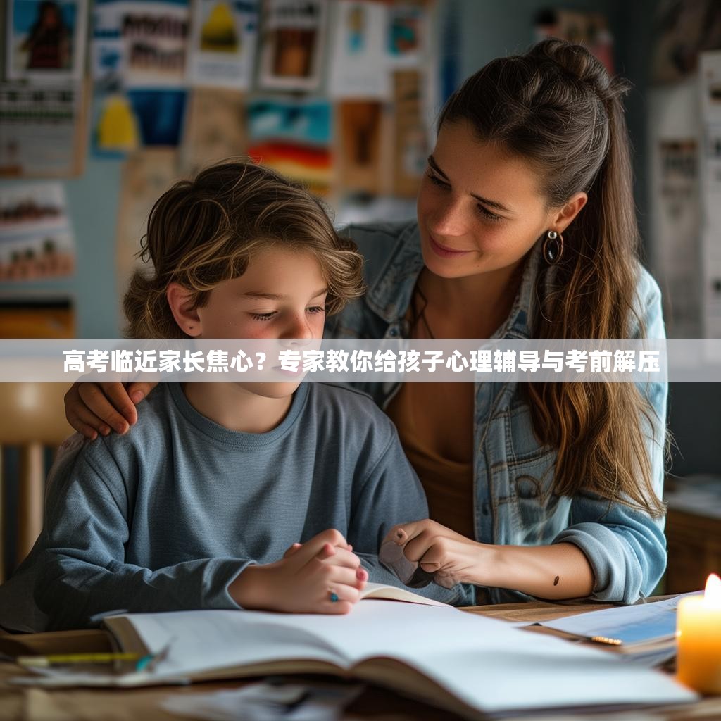 高考临近家长焦心？专家教你给孩子心理辅导与考前解压