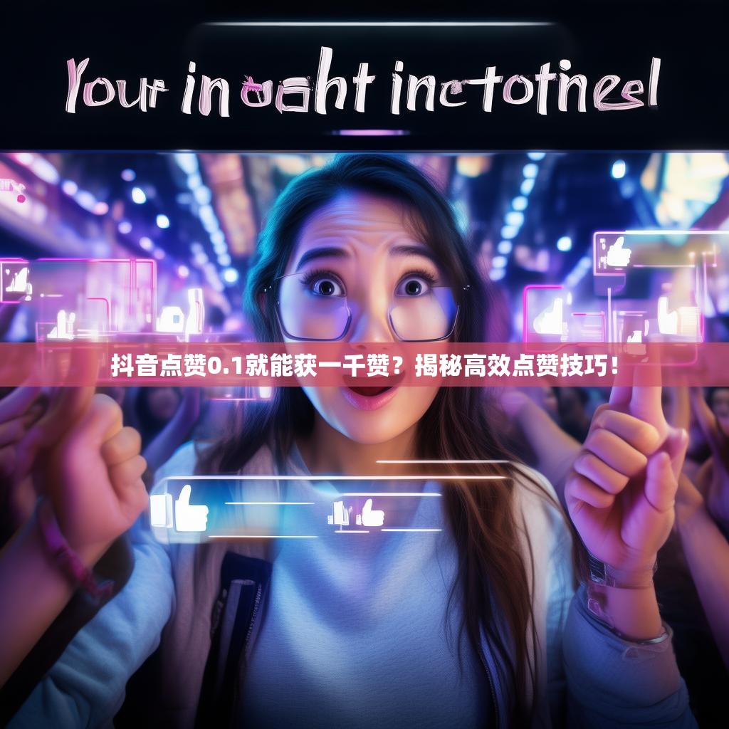 抖音点赞0.1就能获一千赞？揭秘高效点赞技巧！