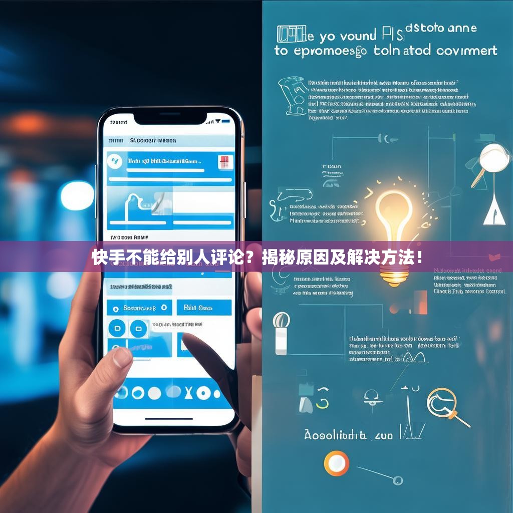 快手不能给别人评论？揭秘原因及解决方法！