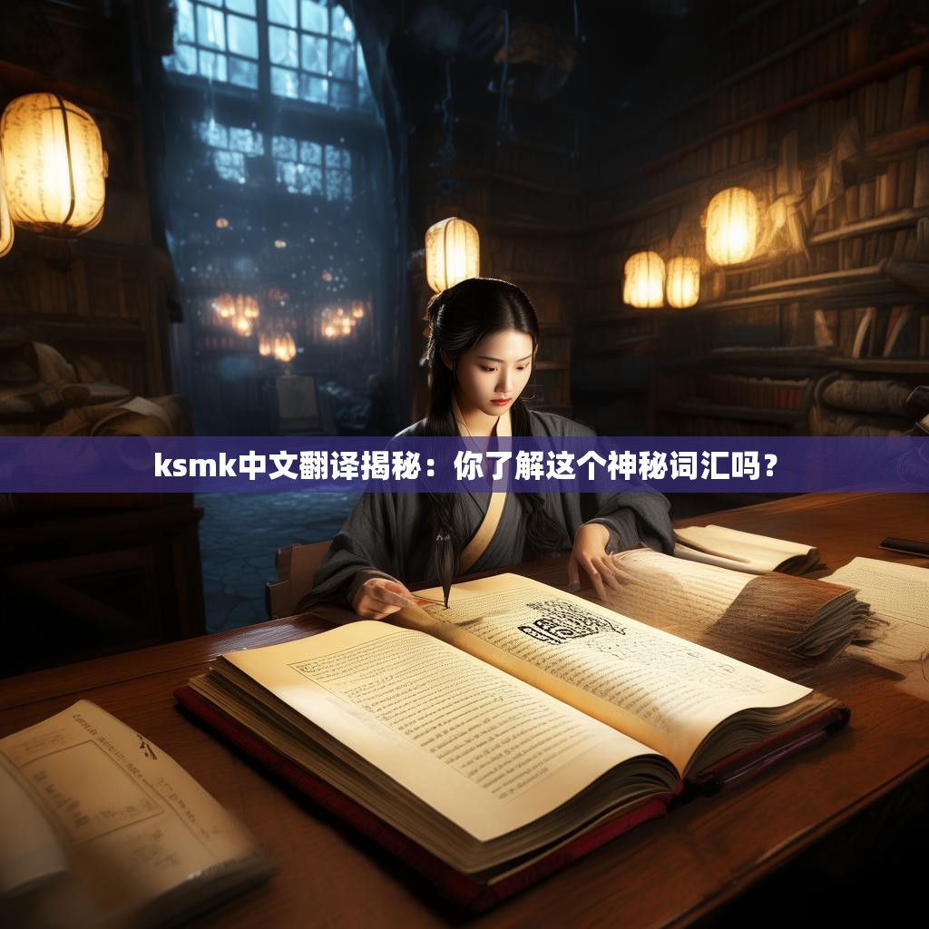 ksmk中文翻译揭秘:你了解这个神秘词汇吗?