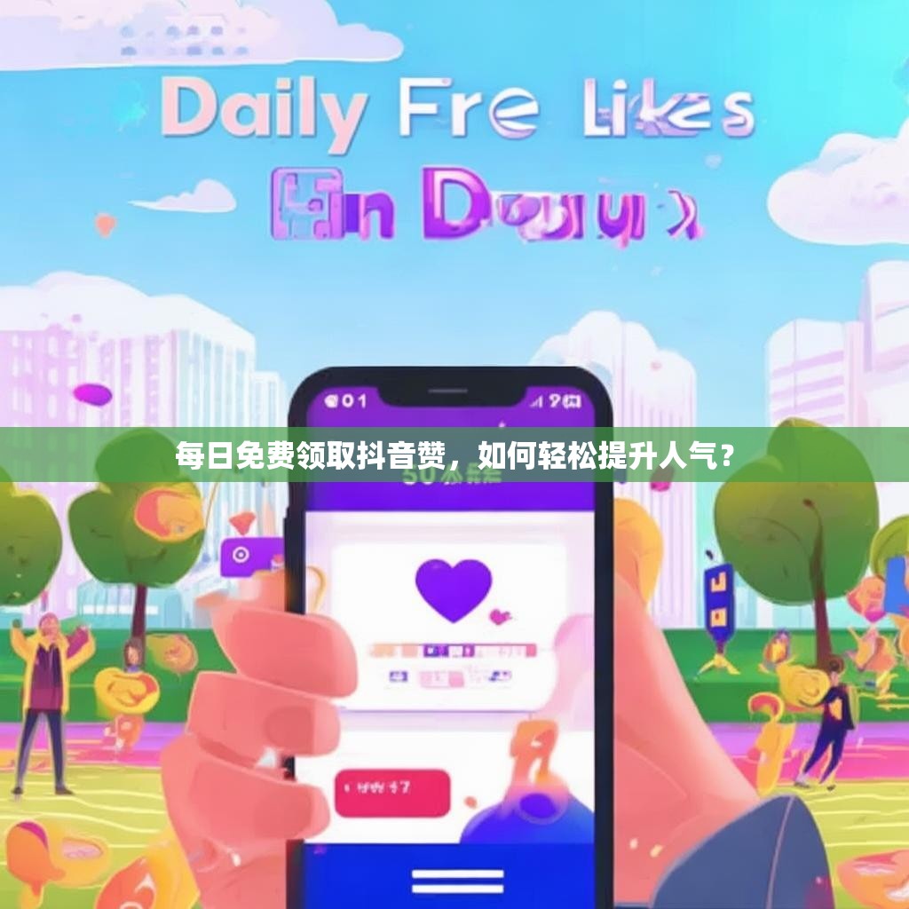 每日免费领取抖音赞，如何轻松提升人气？