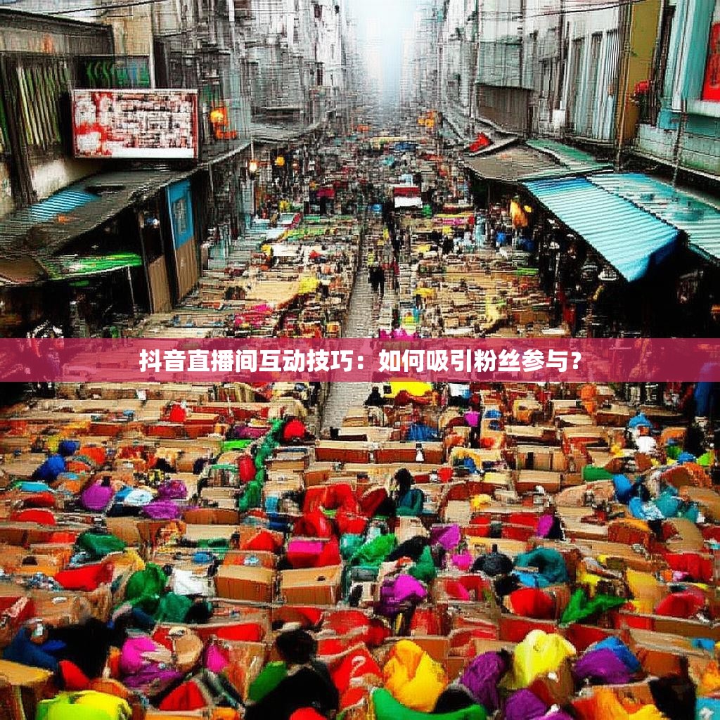 抖音直播间互动技巧:如何吸引粉丝参与?