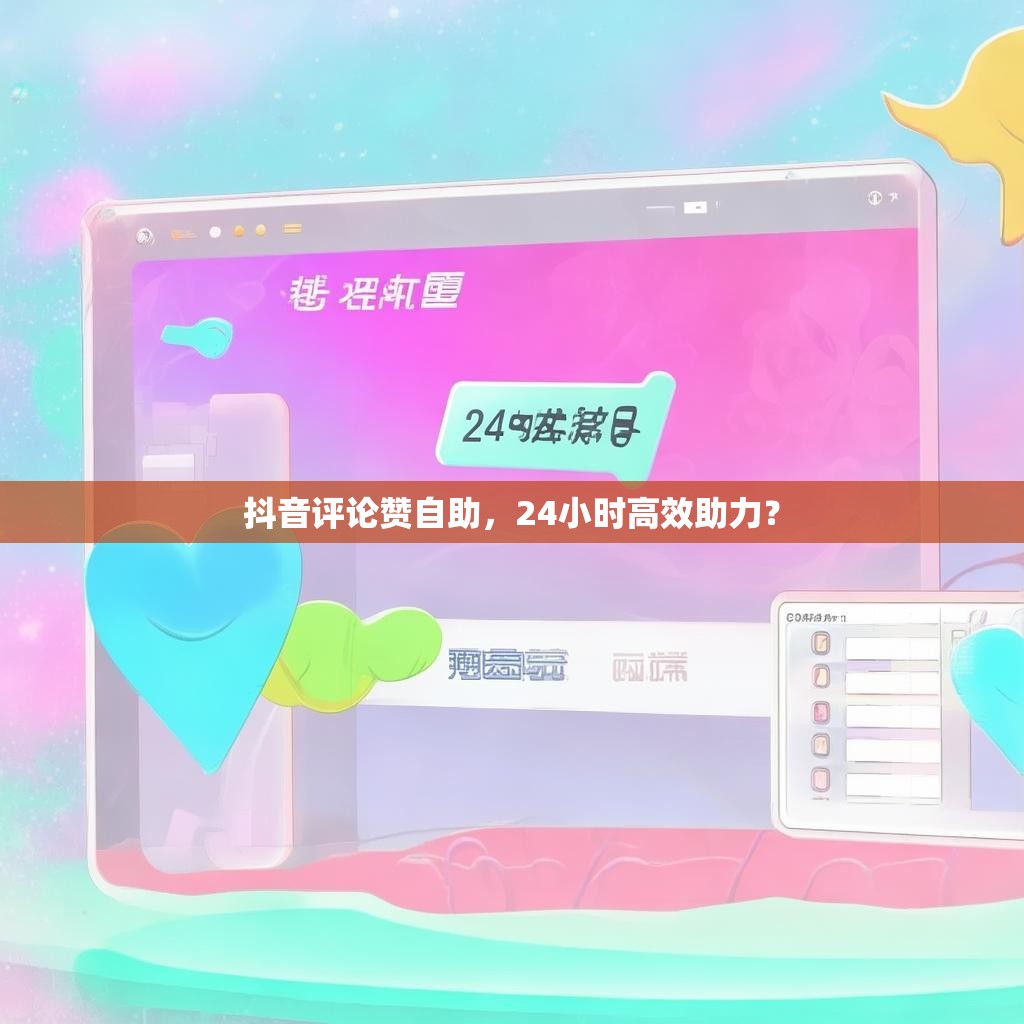 抖音评论赞自助，24小时高效助力？