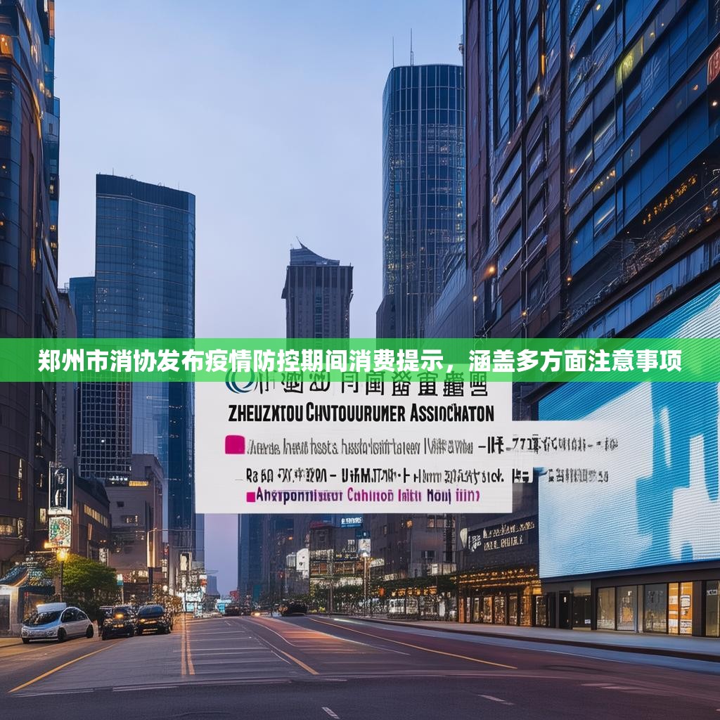 郑州市消协发布疫情防控期间消费提示，涵盖多方面注意事项