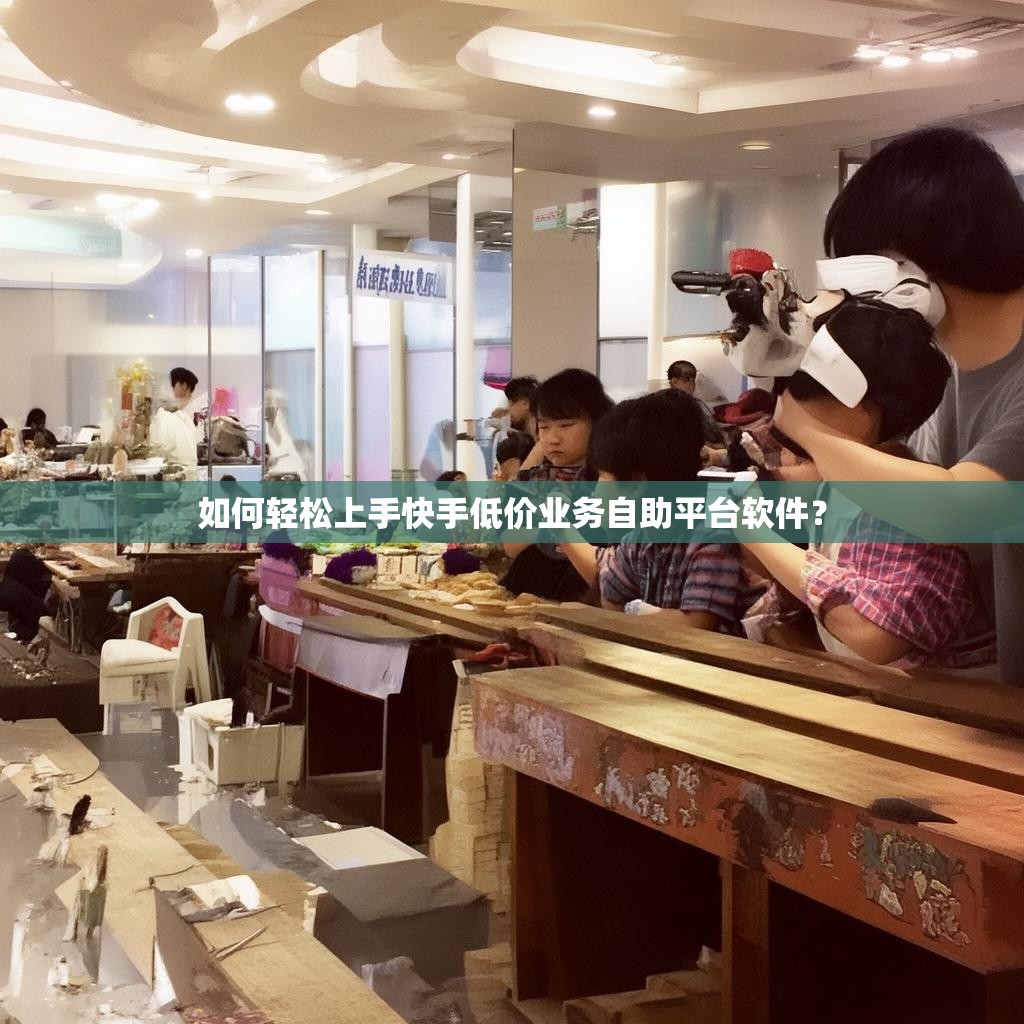 如何轻松上手快手低价业务自助平台软件?