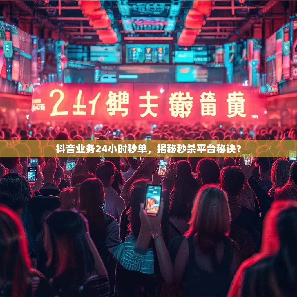 抖音业务24小时秒单，揭秘秒杀平台秘诀？