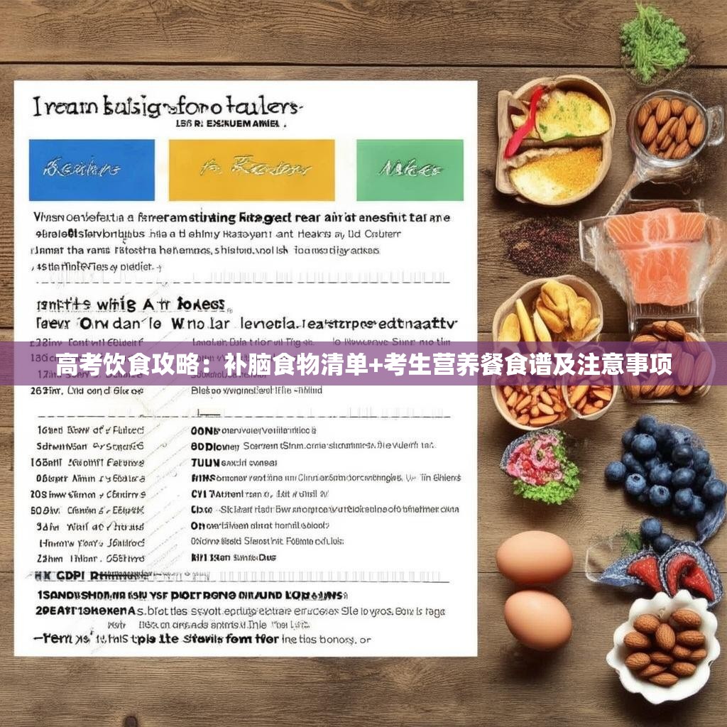 高考饮食攻略：补脑食物清单+考生营养餐食谱及注意事项