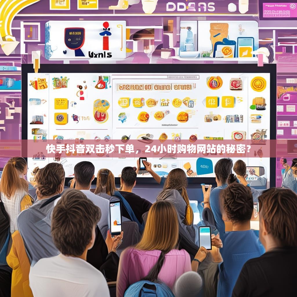 快手抖音双击秒下单，24小时购物网站的秘密？