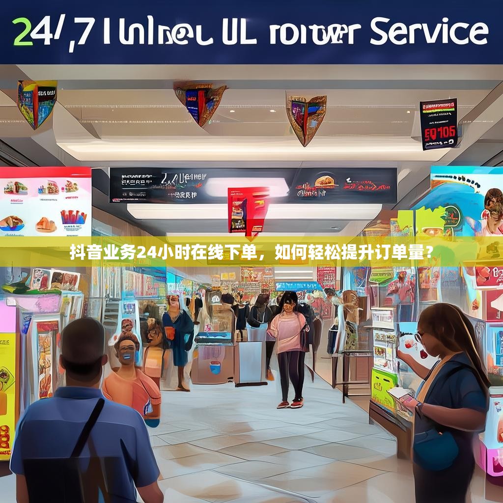 抖音业务24小时在线下单，如何轻松提升订单量？