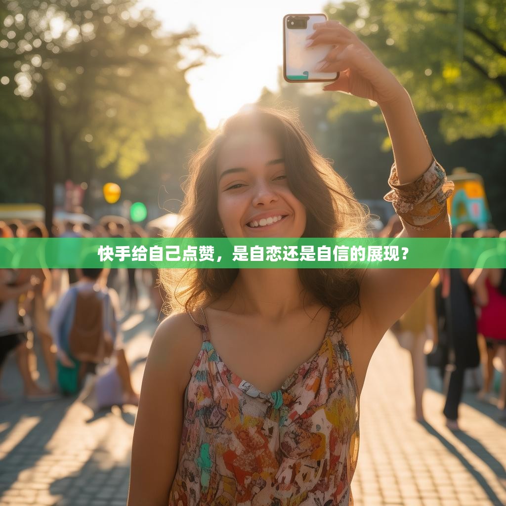 快手给自己点赞，是自恋还是自信的展现？