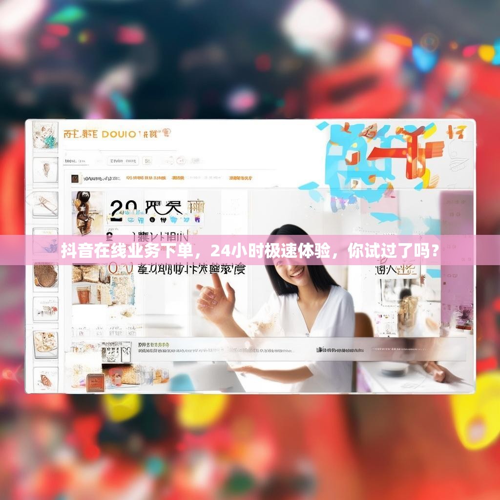抖音在线业务下单，24小时极速体验，你试过了吗？