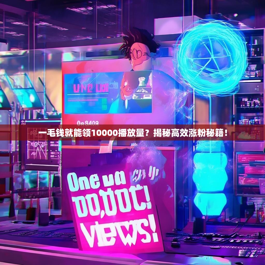 一毛钱就能领10000播放量？揭秘高效涨粉秘籍！