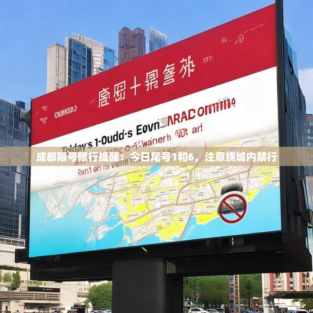 成都限号限行提醒：今日尾号1和6，注意绕城内禁行