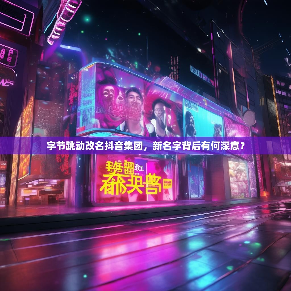 字节跳动改名抖音集团,新名字背后有何深意?