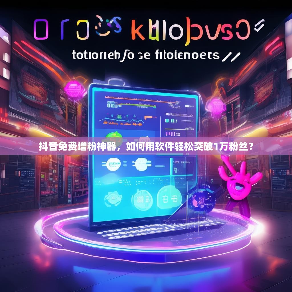抖音免费增粉神器，如何用软件轻松突破1万粉丝？