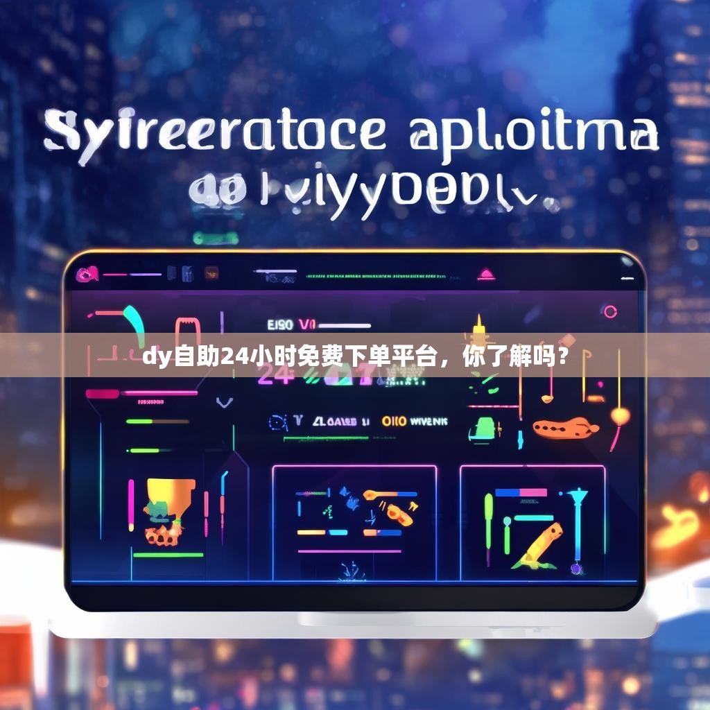 dy自助24小时免费下单平台，你了解吗？