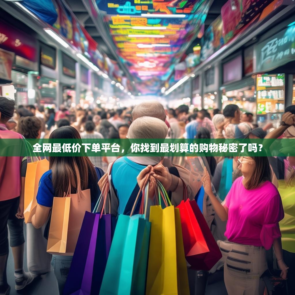 全网最低价下单平台,你找到最划算的购物秘密了吗?