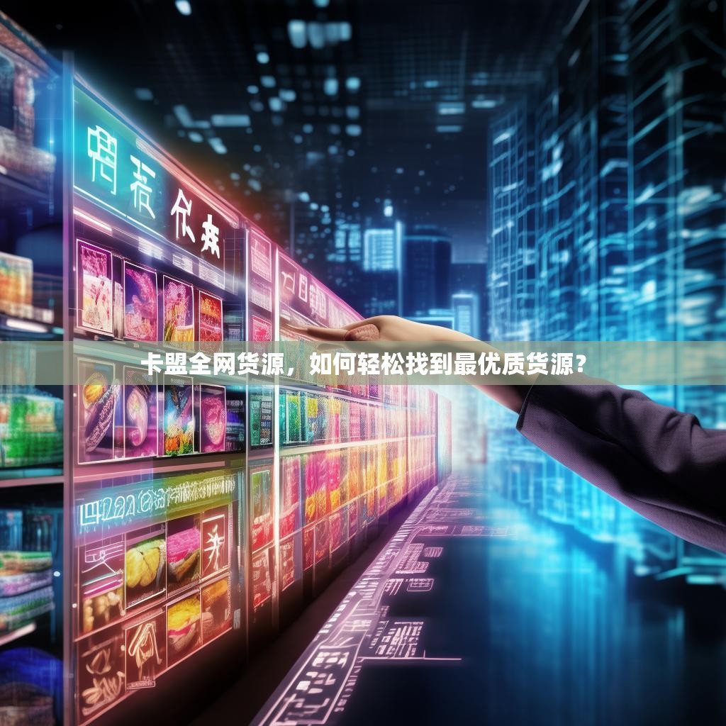 卡盟全网货源,如何轻松找到最优质货源?