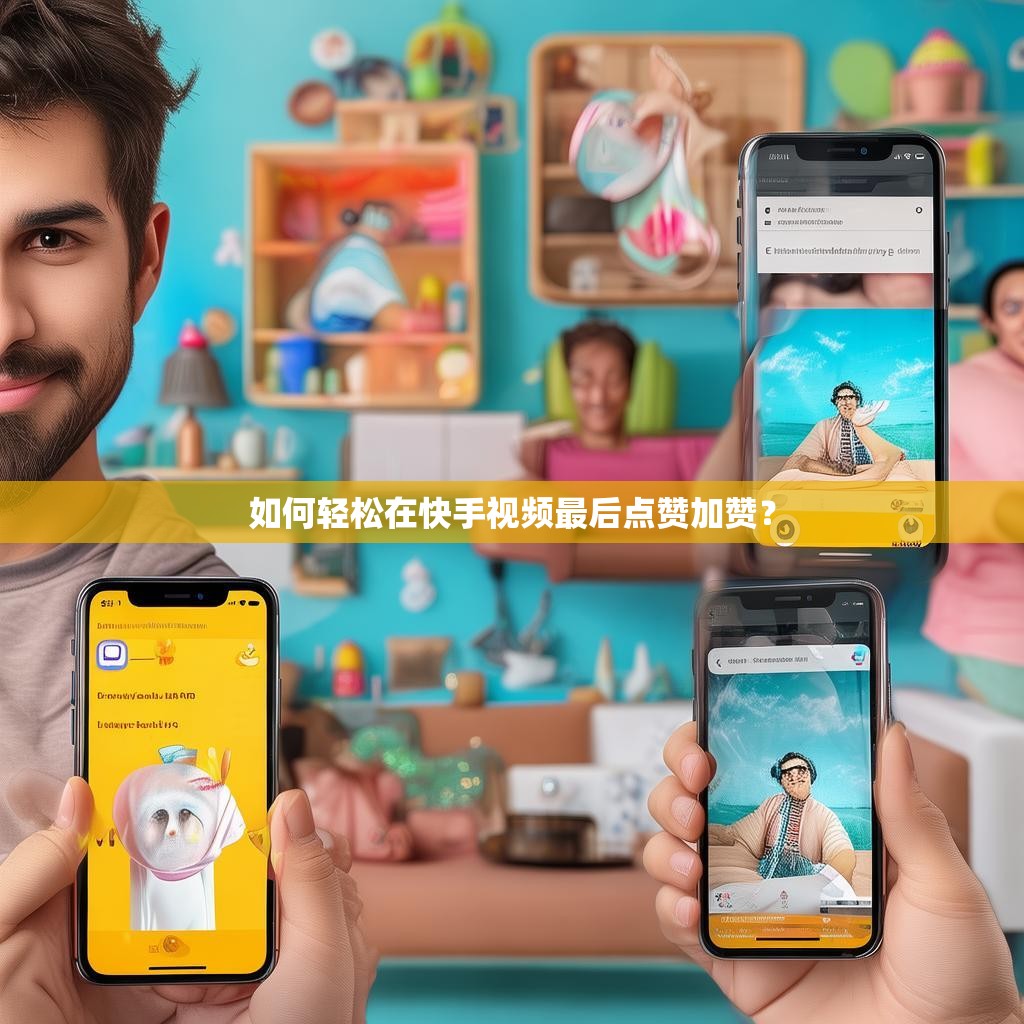 如何轻松在快手视频最后点赞加赞?