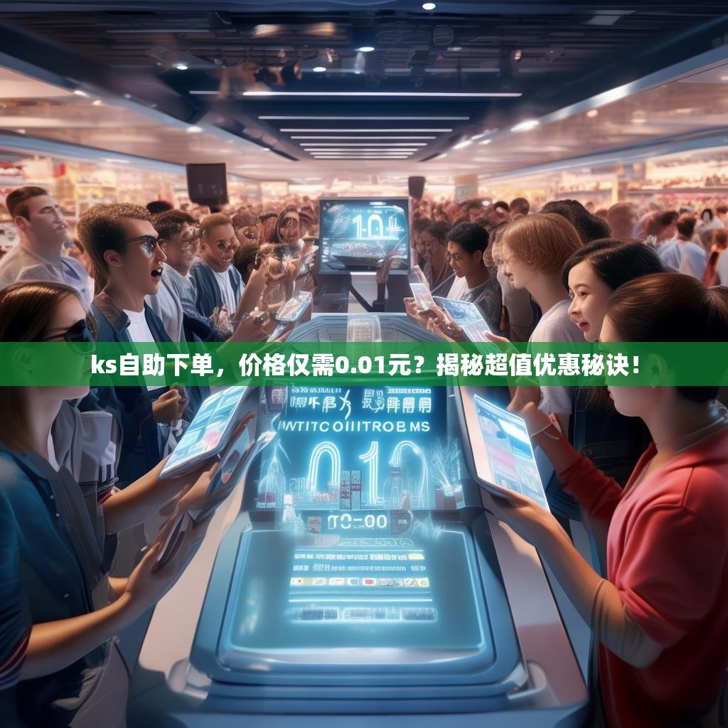 ks自助下单,价格仅需0.01元?揭秘超值优惠秘诀!