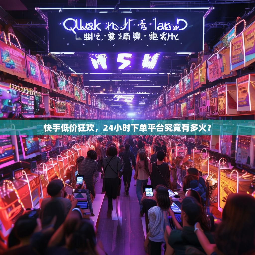 快手低价狂欢，24小时下单平台究竟有多火？