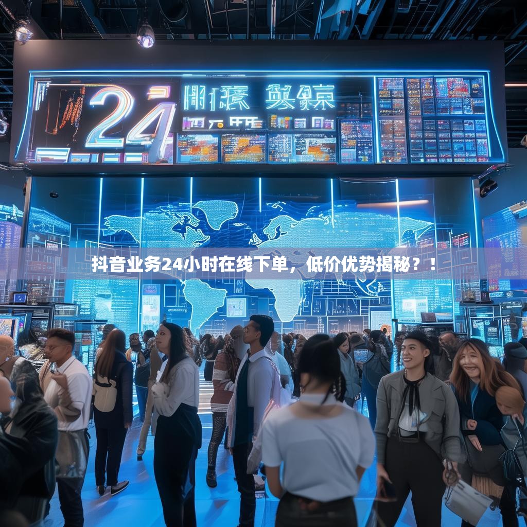抖音业务24小时在线下单，低价优势揭秘？！