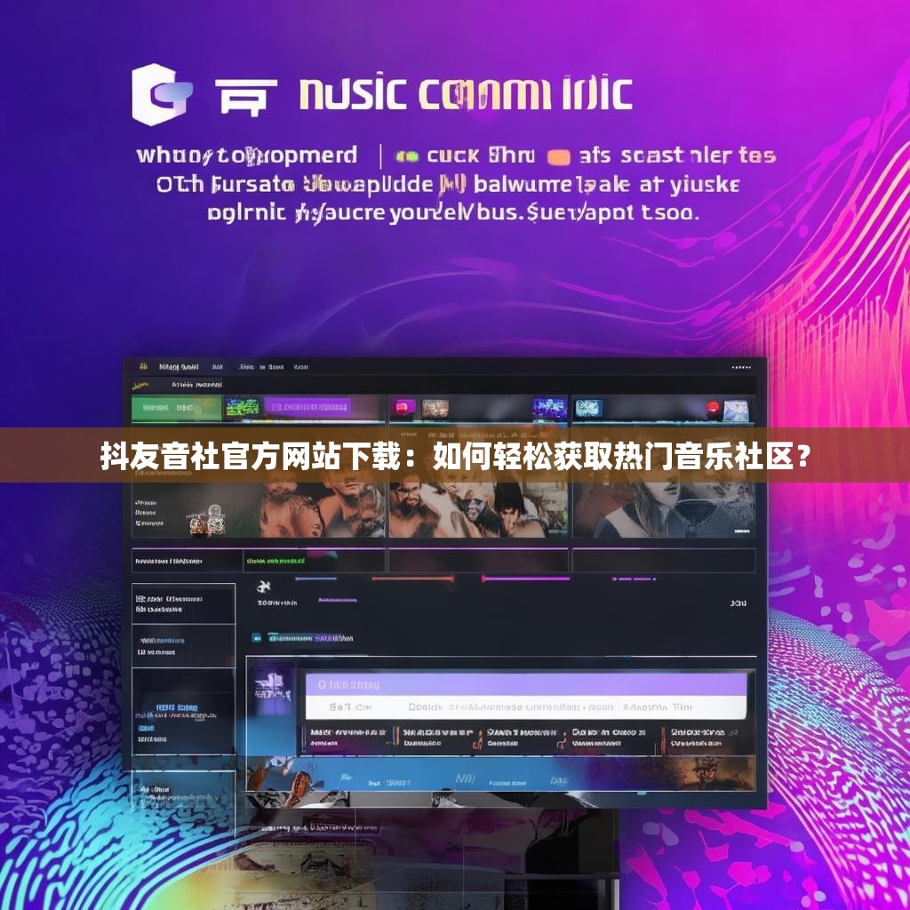 抖友音社官方网站下载:如何轻松获取热门音乐社区?