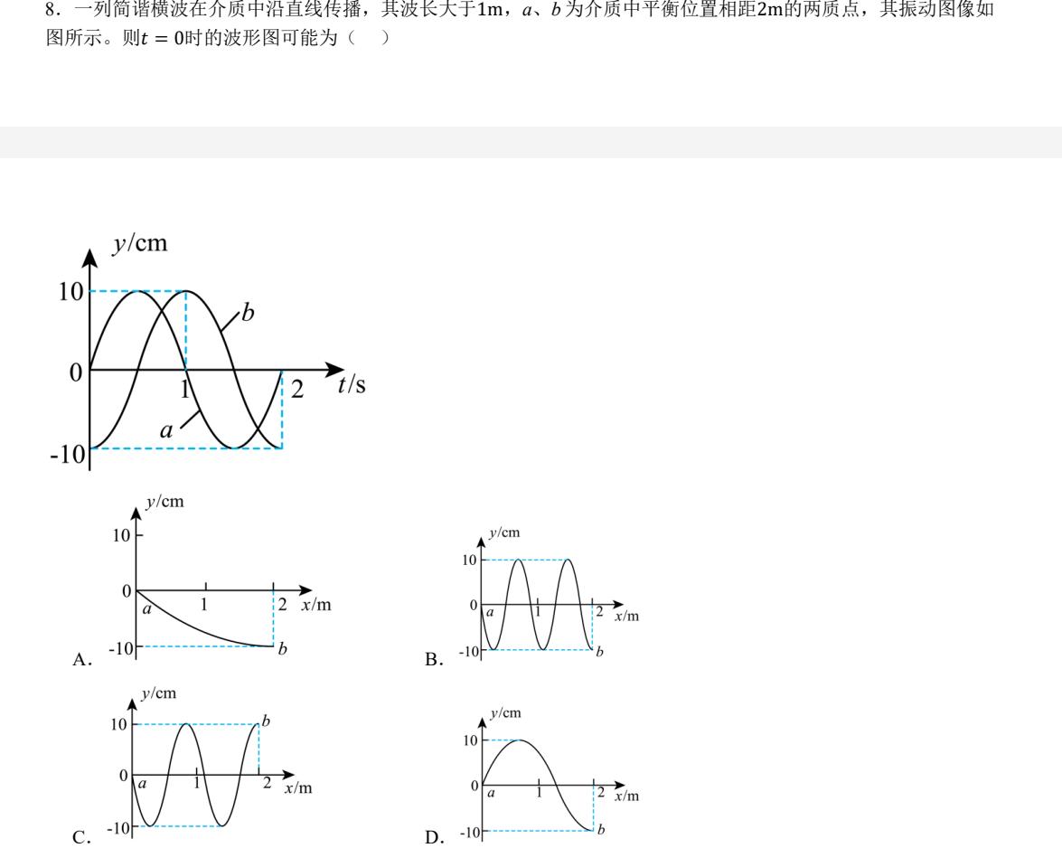 2025年山西高考物理试卷剖析:考点、陷阱及复习方向全解